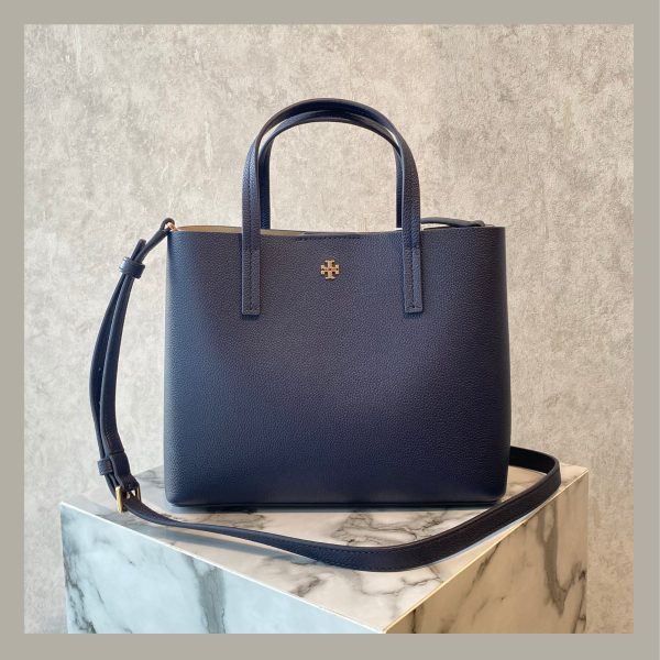 Tory Burch Tote Bag Small Blake Navy - Imagen 6