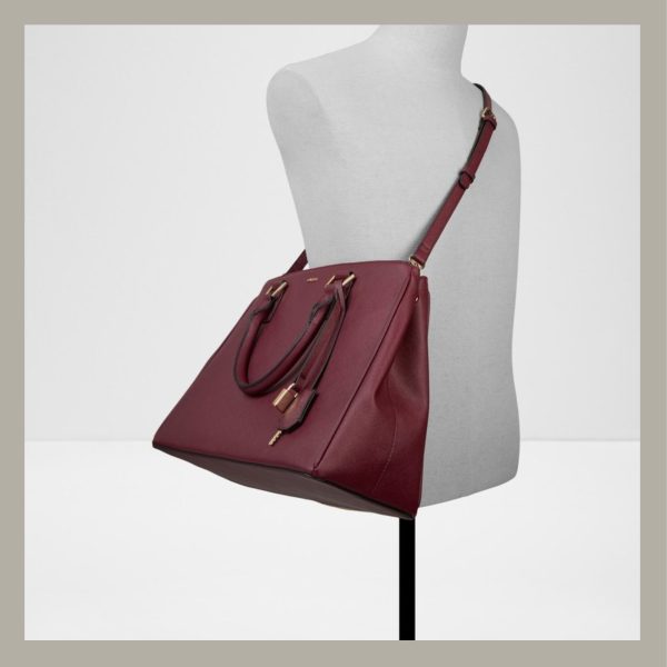 Aldo Satchel Nanever Red Wine - Imagen 4