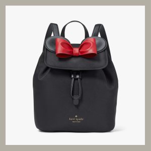 Kate Spade x Disney Mochila Minnie 3D Flap Black