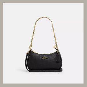 Coach Crossbody & Shoulder Bag Mini Teri Black