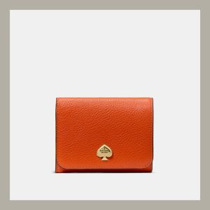 Kate Spade Monedero Kayla Small Zip Fiery Orange