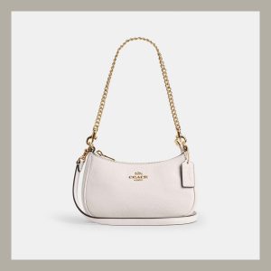 Coach Crossbody & Shoulder Bag Mini Teri White