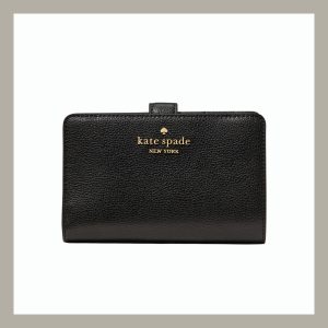 Kate Spade Monedero Delicate Pebble Medium Bifold Black