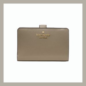 Kate Spade Monedero Medium Bifold Oyster Shell