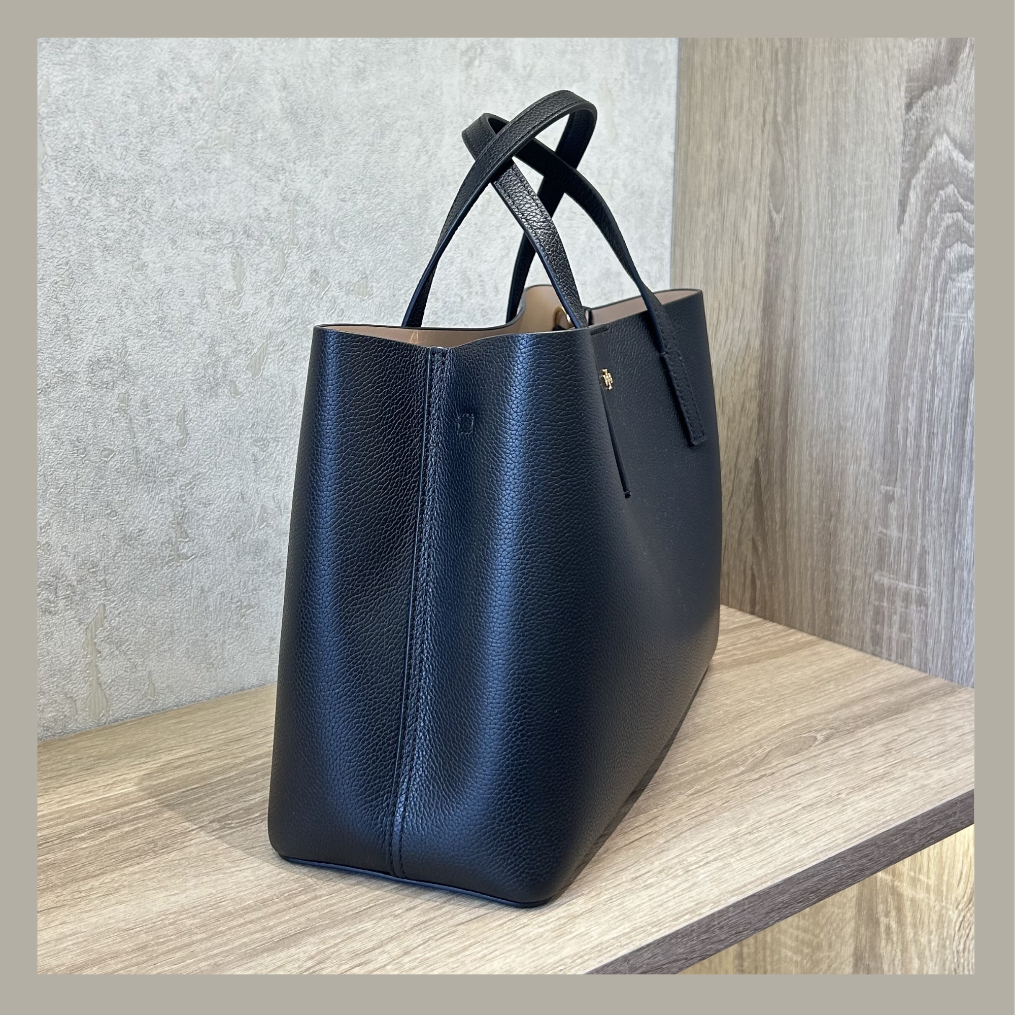Tory Burch Tote Bag Small Blake Black - Imagen 3