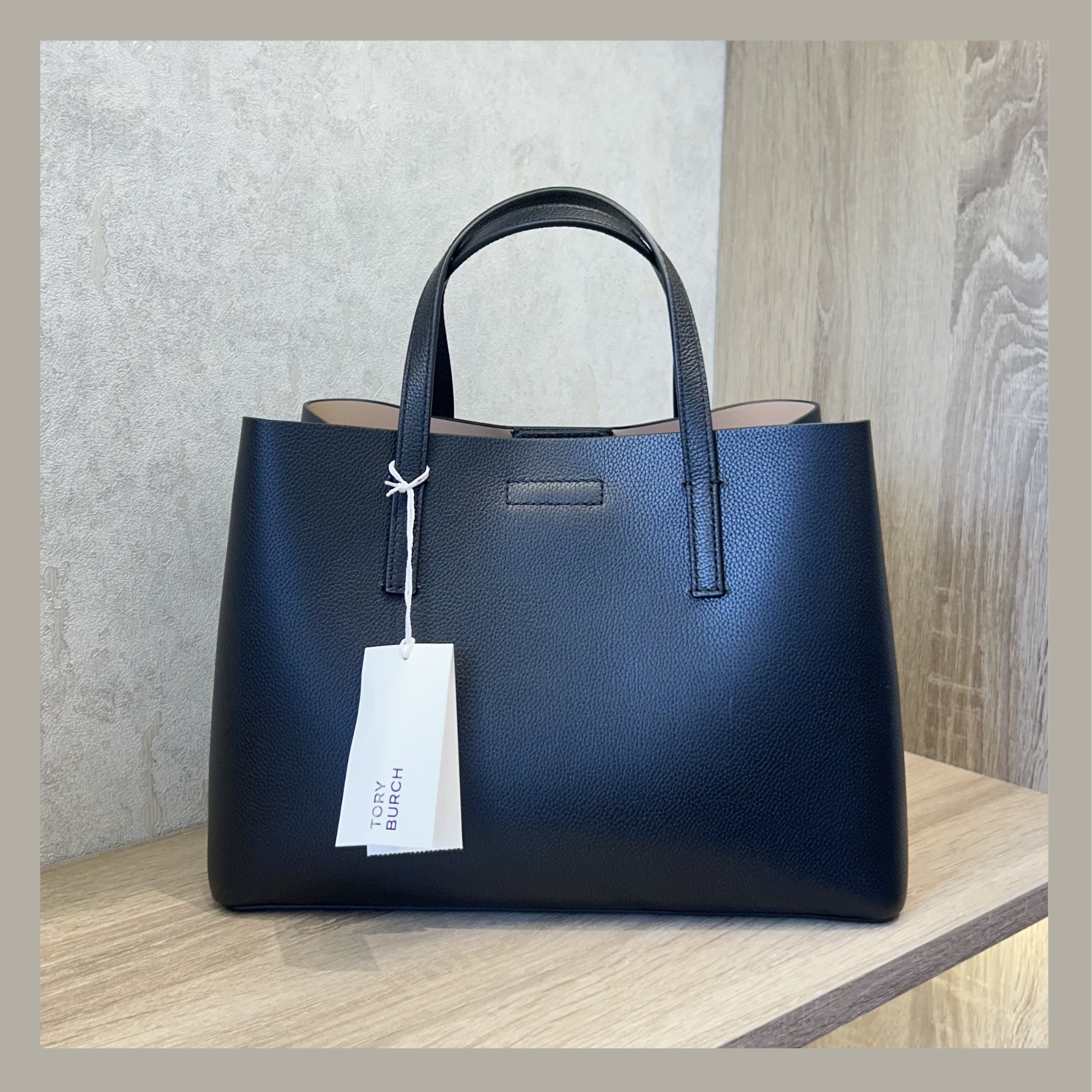 Tory Burch Tote Bag Small Blake Black - Imagen 4