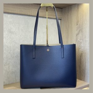 Tory Burch Tote Bag Medium Blake Navy