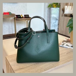 Tory Burch Tote Bag Small Blake Deep Green