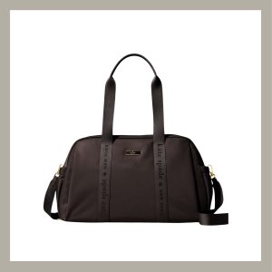 Kate Spade Tote Bag Carter Nylon Large Hot Fudge